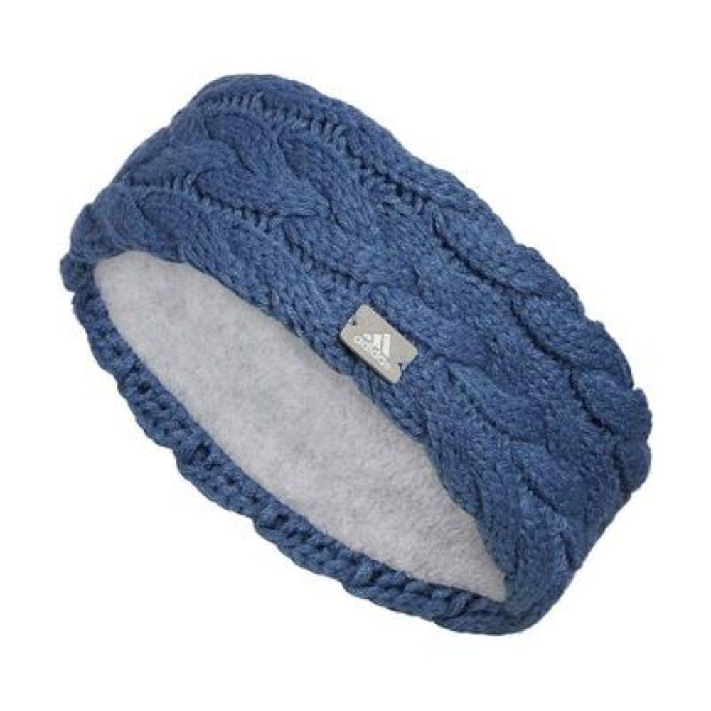 Adidas Women's Wonder Steel Blue Fashion Knit Headband